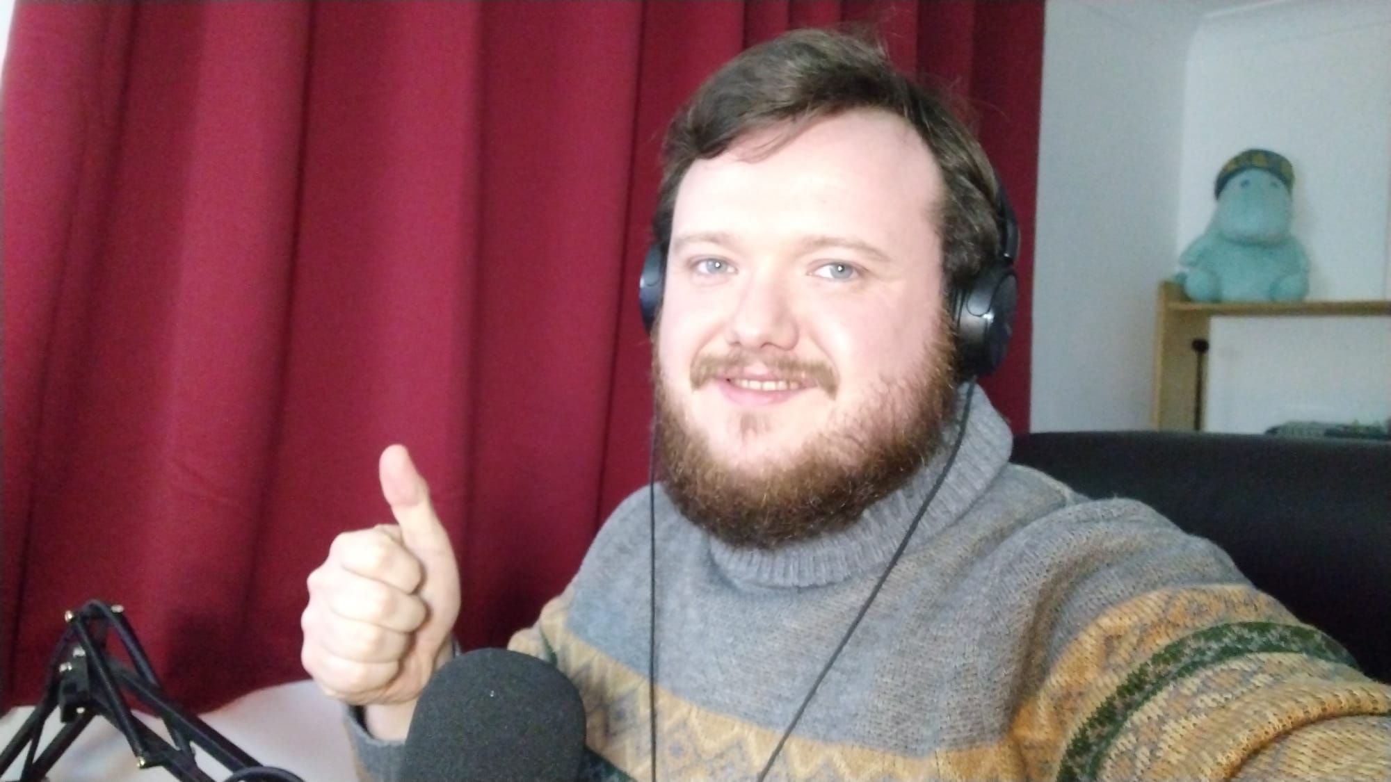 An image of a handsome smart cool guy with a cool jumper